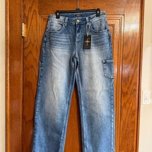 Blue Boot Cut Jeans